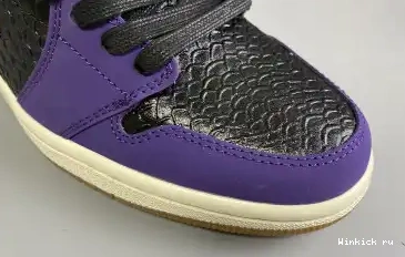 HIGH JORDAN GOLD BLACK PURPLE OG “MAMBA”  AIR 1 UNION X 0430
